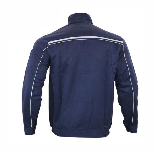 【喆安达 HS805款】防静电涤棉斜纹工作服套装-藏蓝 春秋装 商品图4