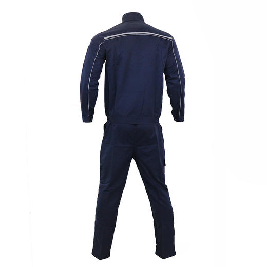 【喆安达 HS805款】防静电涤棉斜纹工作服套装-藏蓝 春秋装 商品图3