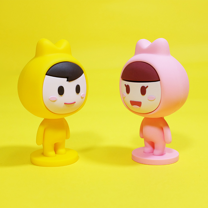 小美小团滴胶公仔套装