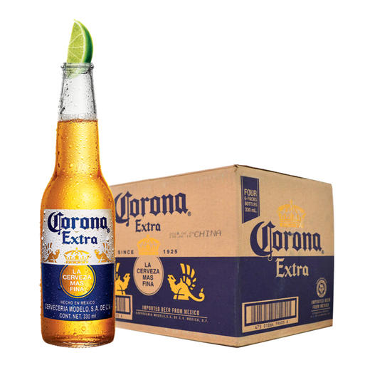 【整箱】科罗娜特级啤酒330ml*24瓶 商品图0