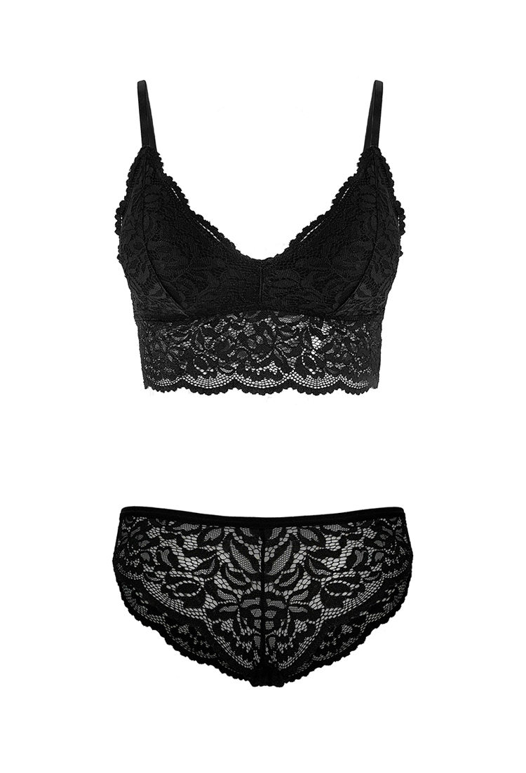 法式蕾丝内衣套装 / lace bralette set