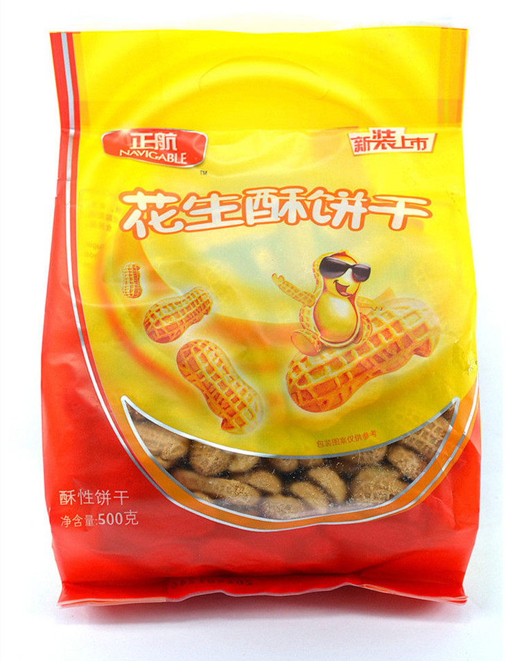 正航花生酥饼干500g