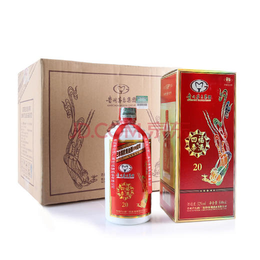 茅台集团 福满四季20 浓香型白酒 52度500ml*6瓶【1月18日—19日提货】 商品图1