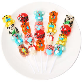 (散)雅米堂动物卡通啫喱串糖48g