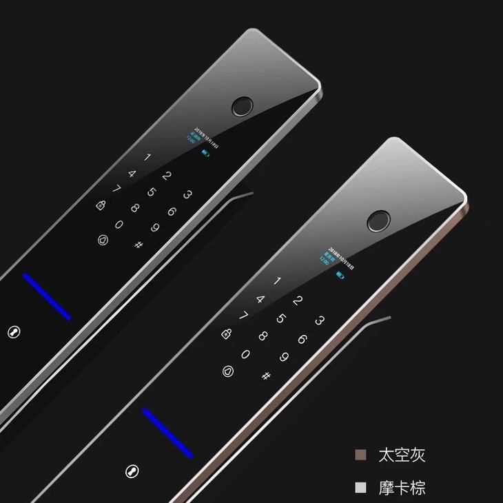 罗曼斯全自动智能锁指纹锁家用防盗门感应密码电子门锁a8新款