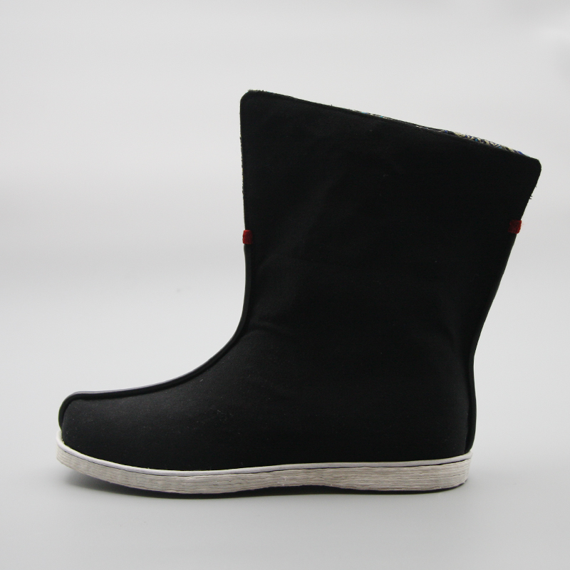 内联升大内联升男鞋高靴手工千层底大内联升布靴海浪款dn8507