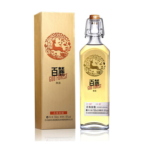 百麓果酒·青梅蜜酿 10度 700mL*1瓶 商品图0