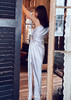AtelierMissLu / Athena-银白高腰开叉露肩长款连衣裙 商品缩略图2