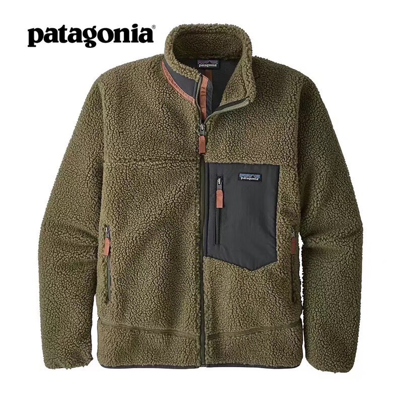 绿色xl 一件 清仓 巴塔哥尼亚 毛猴 保暖 抓绒衣 男女情侣款