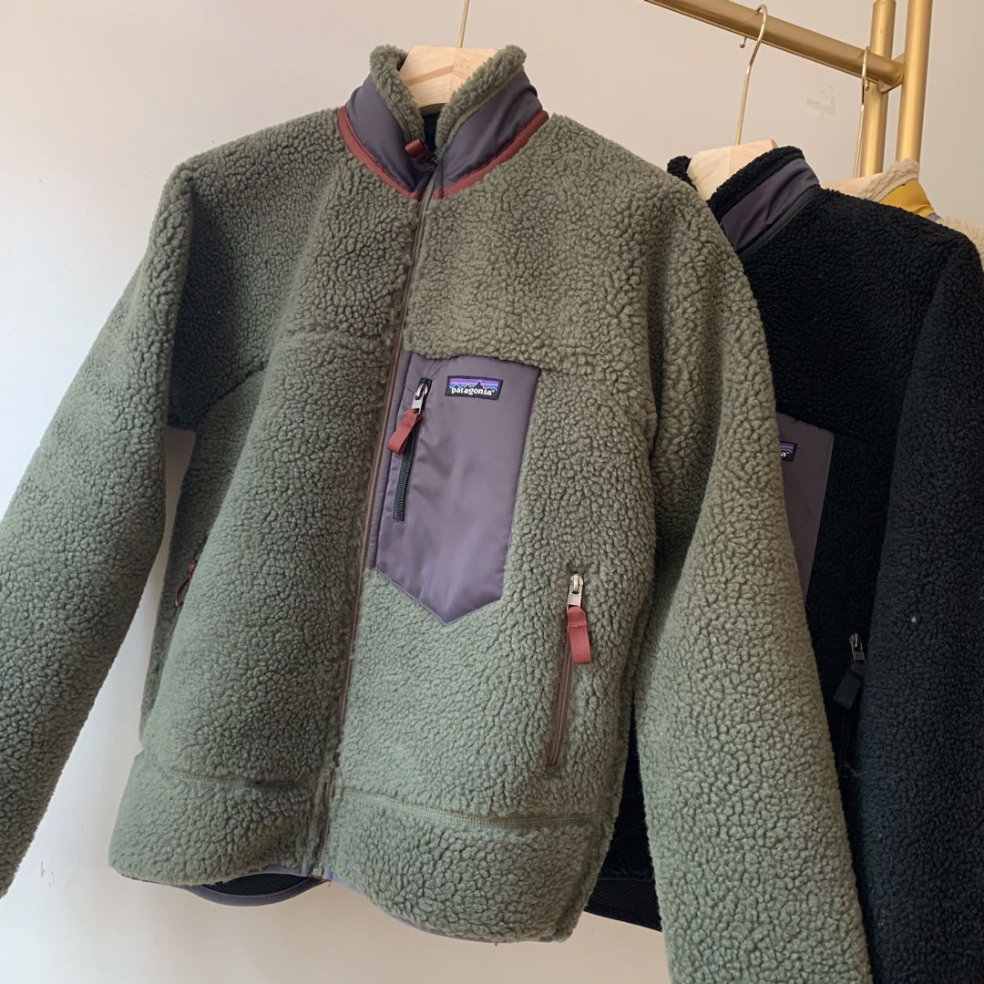 绿色xl 一件 清仓 巴塔哥尼亚 毛猴 保暖 抓绒衣 男女情侣款