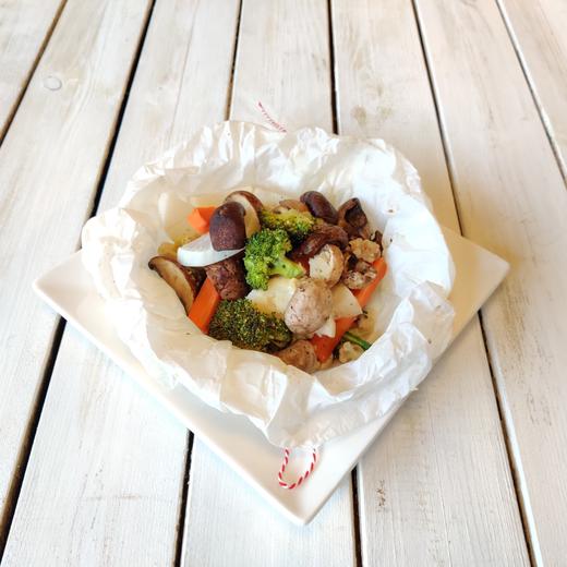 烘烤纸包季节热时蔬Mixed Winter Vegetables in Papillote 商品图0