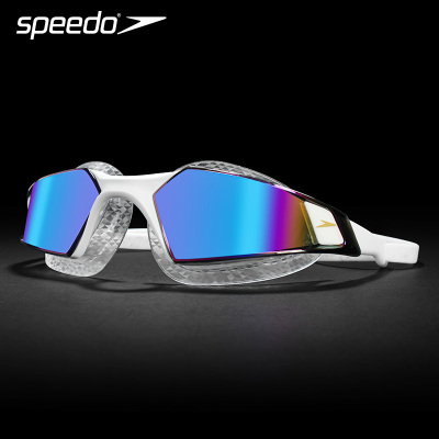 speedo泳镜 防水防雾高清 公开水域游泳镜 男女专业大框 513001