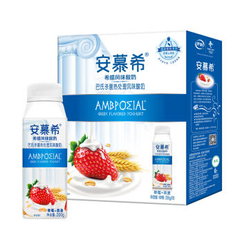 伊利安慕希希腊风味酸奶200gx10（水果+燕麦）（仅供济南市区） 商品图0