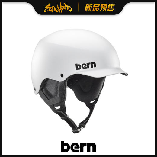 BERN 1920 MNS Team" Baker Matte White w/ Black Liner L 57-59 商品图0