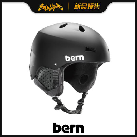 BERN 1920 MNS  Macon Matte Black w/ Cordova Earflaps L 57-59 商品图0