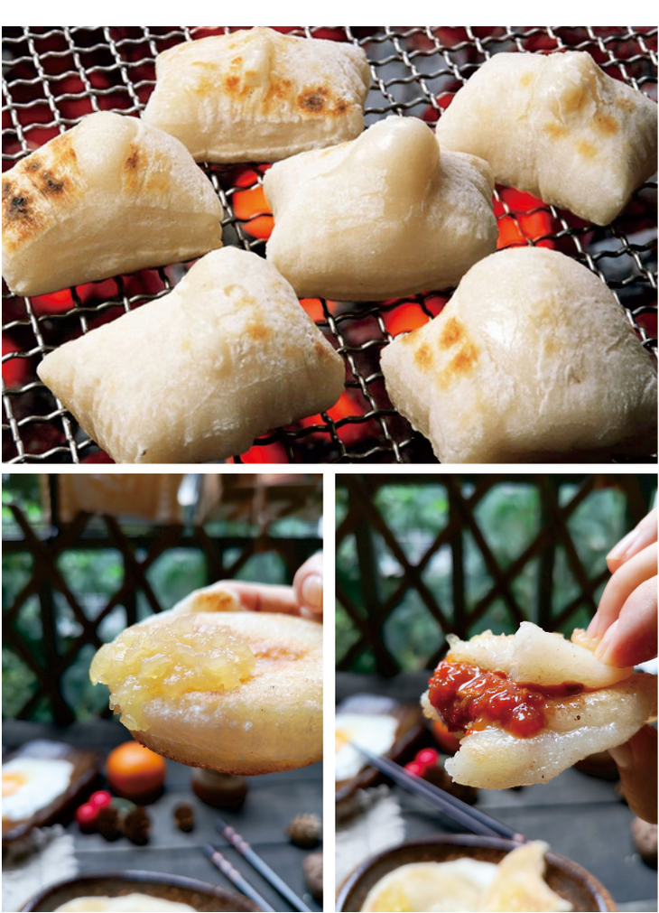 恩施土家手工糍粑 3斤装(原味,紫薯,玉米三味 2020年新米纯糯米做,非