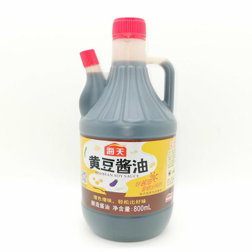 海天黄豆酱油 非转基因酱油炒菜凉拌 800mL/瓶 商品图1