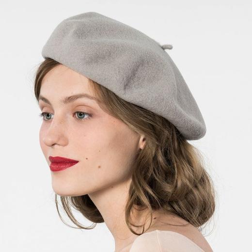 北京仓｜LAULHERE-BASQUE NUAGE-冰川灰-贝雷帽［法国设计师］ 商品图0