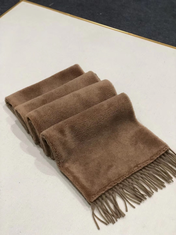 1223-1少量max圆正好货ecllise系列骆驼绒 泰迪围巾