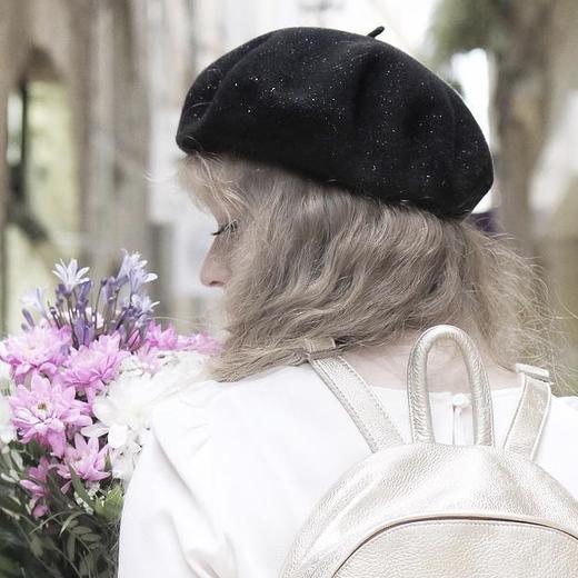 北京仓｜LAULHERE-BASQUE-黑金色-贝雷帽［法国设计师］ 商品图2