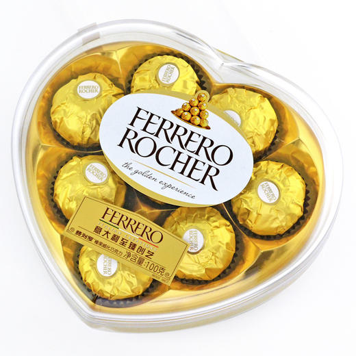 意大利费列罗榛仁夹心巧克力心形礼盒100gT8（AA） 商品图3