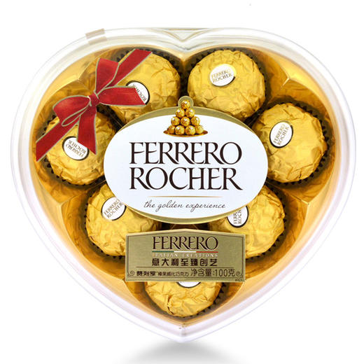 意大利费列罗榛仁夹心巧克力心形礼盒100gT8（AA） 商品图1