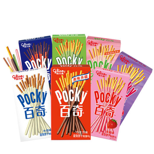 格力高百奇蓝莓树莓味装饰饼干55g 商品图5