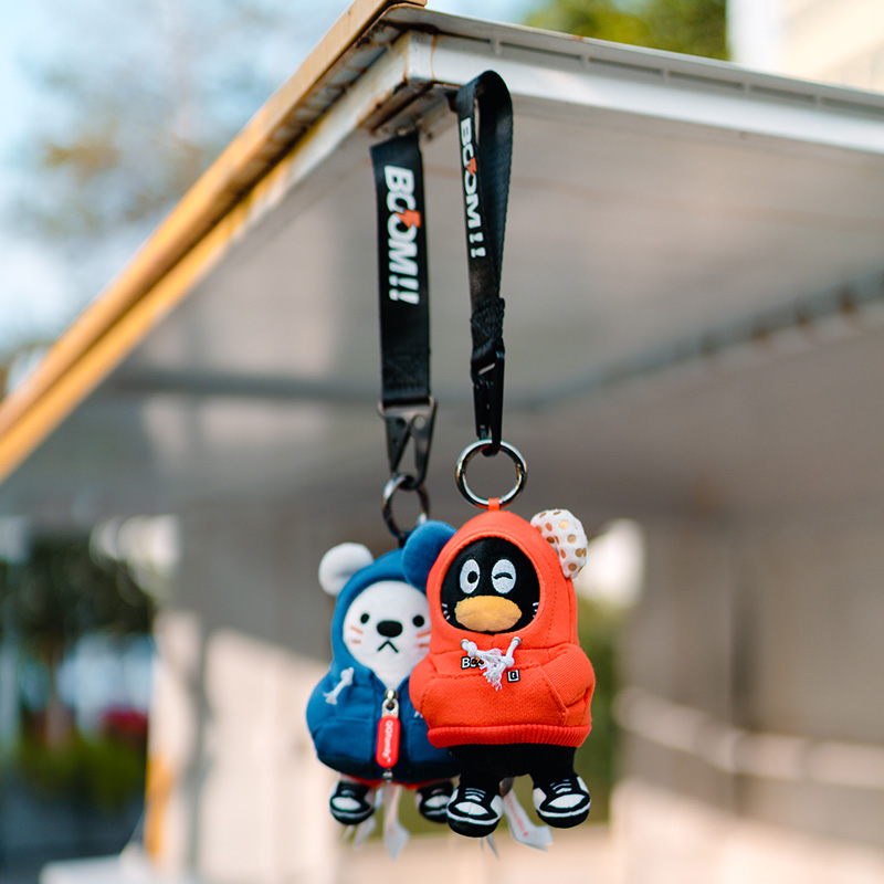 qqfamily腾讯正版dov多福爱心毛绒玩具公仔