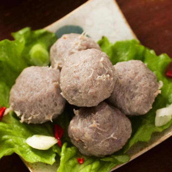 爽口弹牙柔韧细腻天字号潮汕牛肉丸百年传承选用黄牛腿肉10年老师傅