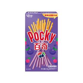 格力高百奇蓝莓树莓味装饰饼干55g