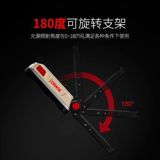 山力士 极光 多功能 户外 照明灯 营灯 应急灯 充电宝 汽车维修灯 露营 JX100 商品图4