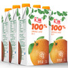 【1箱】汇源 青春版100%果汁1箱(1L*5盒，苹果汁/葡萄汁/桃汁可选） 商品缩略图3