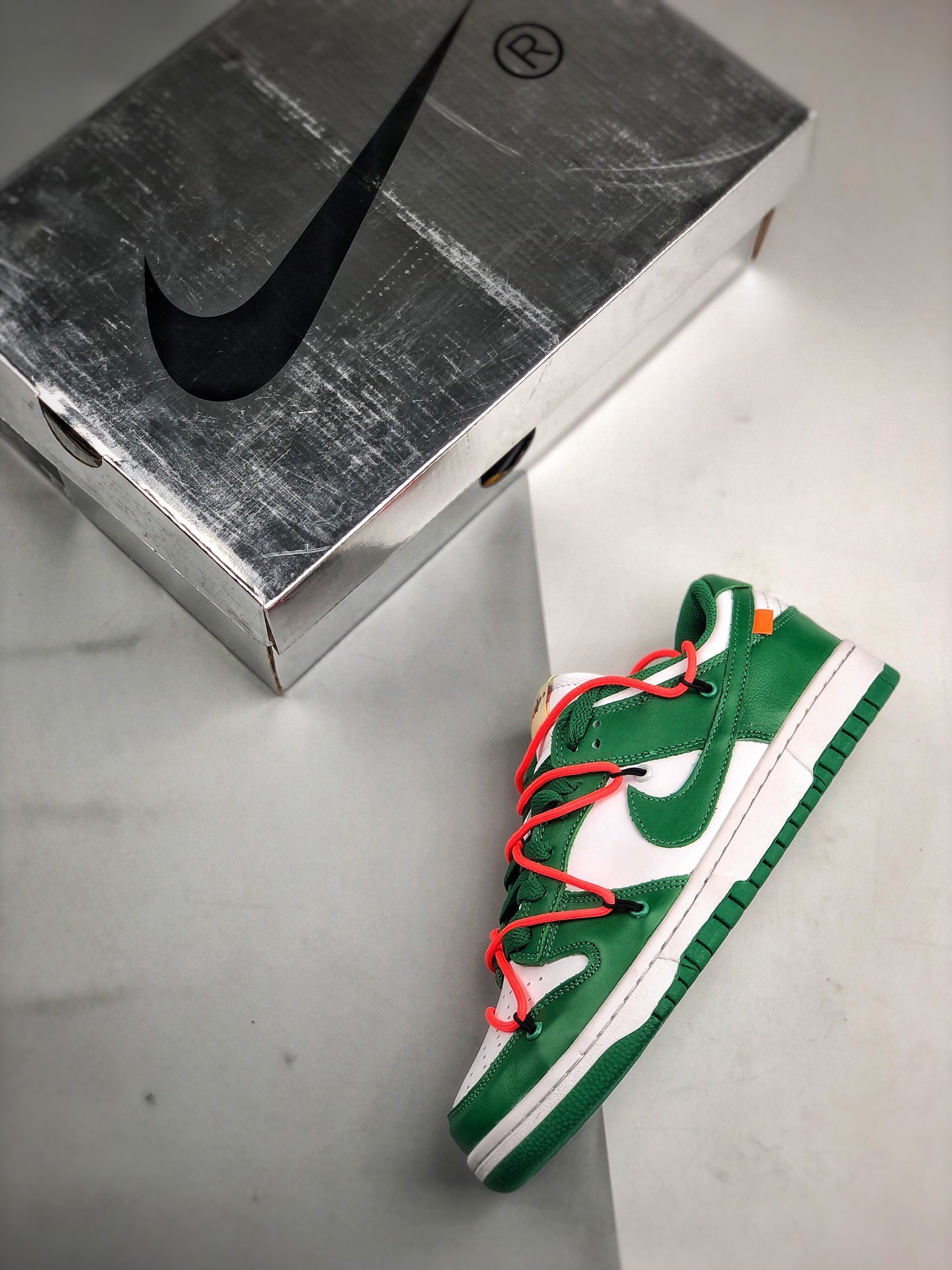 男女鞋 off-white x futura x nk sb dunk ow聯名