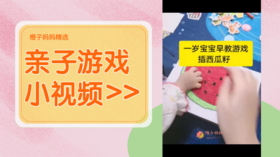 一岁宝宝早教游戏插西瓜籽