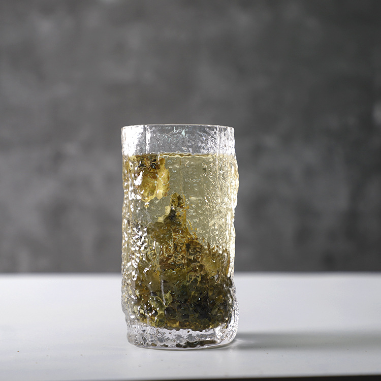 HOMY日式透明树皮纹水杯（大号）