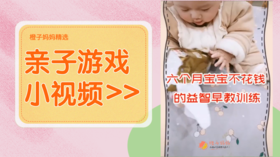 六个月宝宝不花钱的益智早教训练