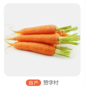博瑞自产有机认证儿童胡萝卜
