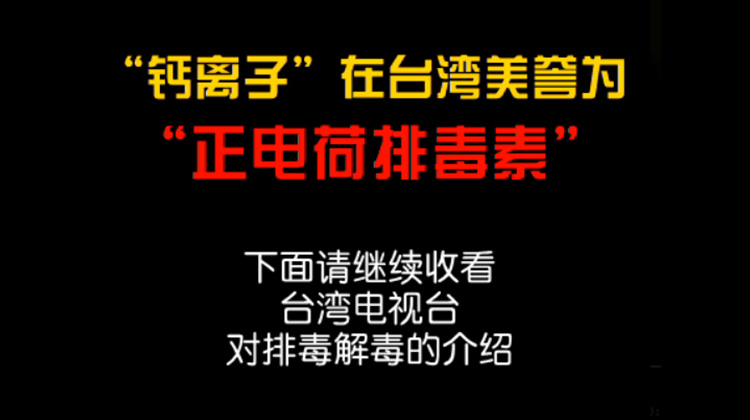 钙离子-正电荷排毒素（台湾电视台）