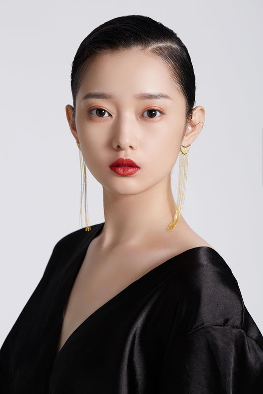 大唐莲花瓦当细雨流苏耳坠 商品图1