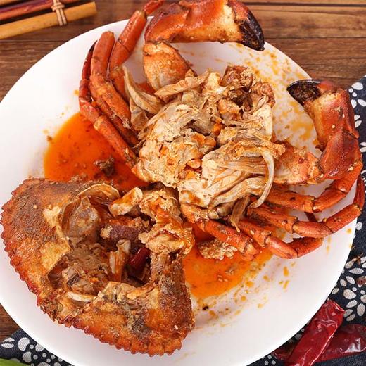 【智利面包蟹】全母蟹，350g/只/盒，即食面包蟹，蟹肉和蟹膏都十分饱满 商品图1