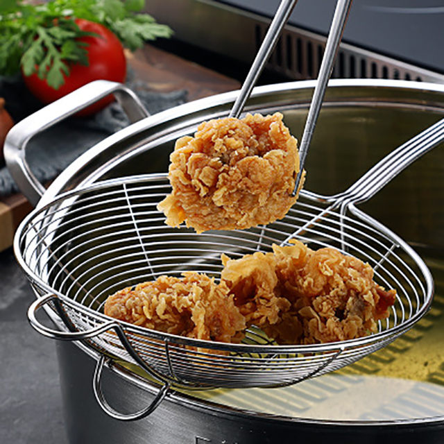 304不锈钢过滤网筛捞面勺-大号