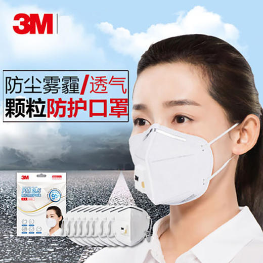 3M口罩秋冬季薄款舒适保暖防雾霾男女通用 商品图0
