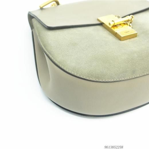 【二手9新】chioe/克洛伊浅棕色小猪包女士单肩斜挎包/9613852258