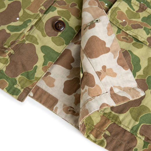 cicadahood日本冈山人字纹猎鸭迷彩usmcp42双面穿夹克外套