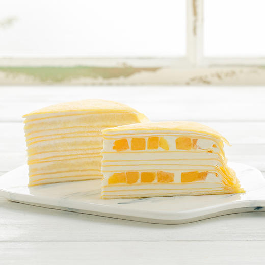 榴芒双拼千层-幸福下午茶，榴莲+芒果两种口味一次到位 手工现煎（约8英寸共10块）幸福下午茶（南京幸福西饼蛋糕） 商品图8