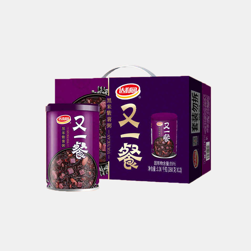 达利园又一餐紫薯黑米粥280g*12罐