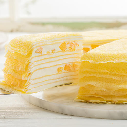 榴芒双拼千层-幸福下午茶，榴莲+芒果两种口味一次到位 手工现煎（约8英寸共10块）幸福下午茶（南京幸福西饼蛋糕） 商品图5