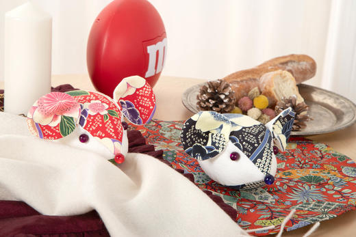 新年礼品小物花灯鼠布艺玩偶装饰布艺鼠 商品图2