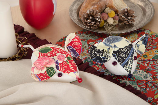 新年礼品小物花灯鼠布艺玩偶装饰布艺鼠 商品图1