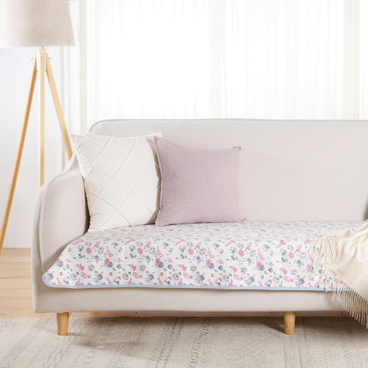 阳春小镇秋日后花园白玉沙发巾 商品图0